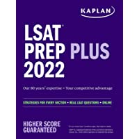 LSAT Prep Plus 2022: Strategies for Every Section + Real LSAT Questions + Online (Kaplan Test Prep)