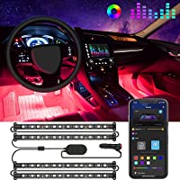 Govee Interior Lights for Car, App Control Smart Car Lights with DIY Mode and Music Mode, Waterproof LED Interior Lights…