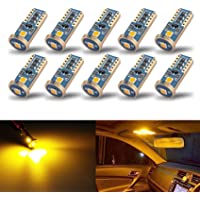 iBrightstar Newest Extremely Bright Wedge T10 168 194 LED Bulbs for Car Interior Dome Map Door Courtesy License Plate…