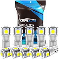 Marsauto 194 LED Light Bulb 6000K 168 T10 2825 5SMD LED Replacement Bulbs for Car Dome Map Door Courtesy License Plate…