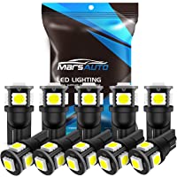 Marsauto 194 LED Light Bulbs, 6000k Super Bright T10 168 2825 5SMD Replacement bulbs for License Plate Lights Lamp…