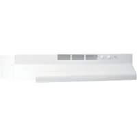 Broan-NuTone 412101 Non-Ducted Ductless Range Hood with Lights Exhaust Fan for Under Cabinet, 21-Inch, White