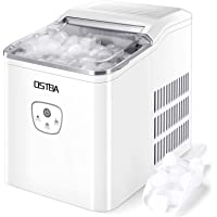 OSTBA Ice Maker Machine for Countertop, 26lbs ice per Day, 9 Ice Cubes Ready in 6-8mins, Portable Ice Makers with Ice…