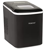 Igloo ICEBNH26BK Automatic Self-Cleaning Portable Electric Countertop Maker Machine, 26 Pounds in 24 Hours, 9 Cubes…