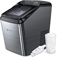 Dreamiracle Ice Maker Machine for Countertop, 33 lbs Bullet Ice Cube in 24H, 9 Ice Cubes Ready in 7-10 Minutes, 2.8L Ice…