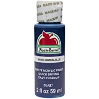 Apple Barrel Acrylic Paint in Assorted Colors (2 oz), 21484, Admiral Blue
