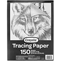 Crayola Tracing Paper 8 1/2” X 11”, Great for Light Up Tracing Pad, Gift, 150Count, Multicolor, Model: