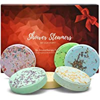 Cleverfy Shower Steamers Aromatherapy - Variety Pack of 6 Shower Bombs for Valentines Day. Red Set: Peppermint, Lavender…
