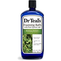 Dr. Teal's Foaming Bath (Epsom Salt), Eucalyptus Spearmint, 34 Fluid Ounce