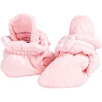 Burt's Bees Baby Unisex Baby Booties, Organic Cotton Adjustable Infant Shoes