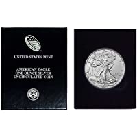 2021 American Silver Eagle Type 2 in Plastic Air Tite and Blue Gift Box with our Certificate of Authenticity Dollar…