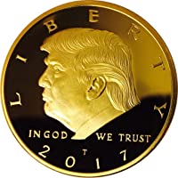 Donald Trump Gold Coin, Gold Plated Collectable Coin and Case Included, 45th President, Certificate of Authenticity…
