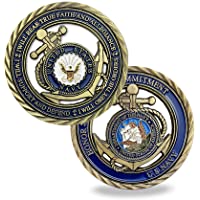 U.S. Navy Core Values Challenge Coin Collector's Medallion
