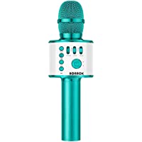 BONAOK Karaoke Microphone Bluetooth Wireless, Portable Karaoke Machine Mic Speaker for Kids and Adults Home Party…