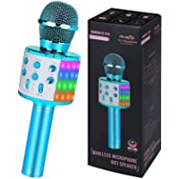 Karaoke Microphone for Kids Gifts Age 4-12,Hot Toys for 5 6 7 8 Year Old Girls Singing Microphone,Popular Birthday…