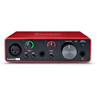 Focusrite Scarlett Solo 3rd Gen USB Audio Interface, for the Guitarist, Vocalist, Podcaster or Producer, Stu-dio Quality…