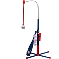 Franklin Sports Grow-with-Me Kids Baseball Batting Tee + Stand Set for Youth + Toddlers - Toy Baseball, Softball…