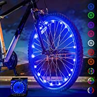 Activ Life LED Bike Wheel Lights with Batteries Included! Get 100% Brighter and Visible from All Angles for Ultimate…