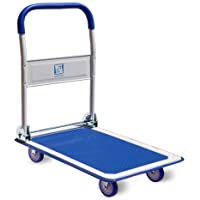 Push Cart Dolly by Wellmax, Moving Platform Hand Truck, Foldable for Easy Storage and 360 Degree Swivel Wheels with…