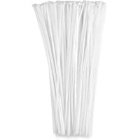 12 Inch Zip Cable Ties (100 Pack), 50lbs Tensile Strength - Heavy Duty White, Self-Locking Premium Nylon Cable Wire Ties…