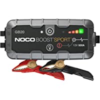 NOCO Boost Sport GB20 500 Amp 12-Volt UltraSafe Lithium Jump Starter Box, Car Battery Booster Pack, Portable Power Bank…