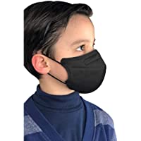 Kids Sized 3D Face Mask 5 Ply Filter Mouth Cover Protection For Boys Girls Dust Pollen Haze With Comfortable Ear Straps…