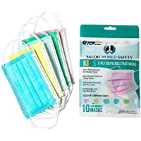 TCP Global Salon World Safety - Kids Face Masks 3-Ply Protective PPE Disposable