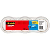 Scotch Heavy Duty Packaging Tape, 1.88" x 38.2 yd, Designed for Packing, Shipping and Mailing, Strong Seal on All Box…