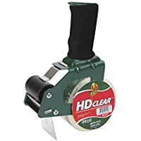 Duck Brand Foam Handle Tape Dispenser with HD Clear Packaging Tape, 1.88 Inches x 50 Yards (280737)
