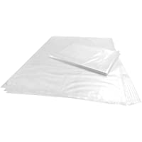 Wowfit 100 CT 10x15 inches 1 Mil Clear Plastic Flat Open Poly Bags Great for Food, Storage, Packaging and More (10 x 15…