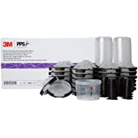 3M PPS 2.0 Spray Gun Cup, Lids and Liners Kit, 26028, Micro, 3 Ounces, 200-Micron Filter, Use for Cars, Furniture, House…
