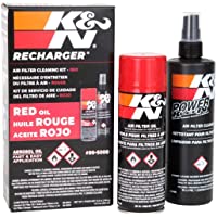 K&N Air Filter Cleaning Kit: Aerosol Filter Cleaner and Oil Kit; Restores Engine Air Filter Performance; Service Kit-99…