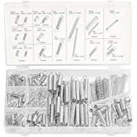 NEIKO 50456A Spring Assortment Set | 200 Piece | Compression and Extension Springs Kit | Zinc Plated Steel | Assorted…