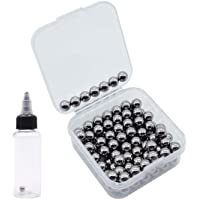 120 pcs Paint Mixing Balls Stainless Steel Mixing Agitator Balls for Mixing Model Paints, 5.5mm/apr. 0.22”