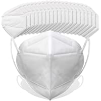 Disposable Kn95 Face Mask 20 Pack, Kn95 Maks, Kn 95 Face Masks Kn95 Face Masks White, 5 Layer Protection Breathable Cup…