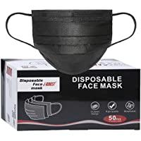 Disposable Face Mask Black 50 Pack/Box