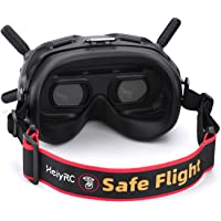 HeiyRC Adjustable Head Strap for DJI FPV Goggles V2 Fatshark Goggles Headband (Safe Flight Pattern)