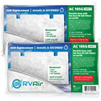 RV Air AC 105G 2 Filters | Replacement RV AC Filter for Dometic 3313107.103/3105012.003 | Replace Standard RV Air…