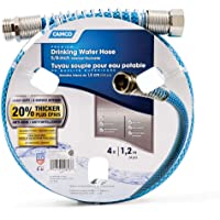 Camco 22813 4ft Premium Drinking Water Hose - Lead and BPA Free, Anti-Kink Design, 20% Thicker Than Standard Hoses 5/8…