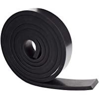 DOBTIM Neoprene Rubber Strips 1/4 (.250)" Thick X 1" Wide X 5' Long, Solid Rubber Rolls Use for Gaskets DIY Material…