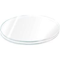 SPEEDYORDERS 2 Qty 1/4" Plexiglass Sheet, 6 Inch Diameter Clear Acrylic Circle, Round Cake Disc, Cake Disk Acrylic Sheet…
