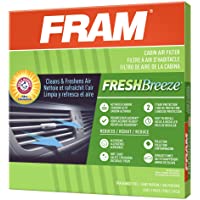 FRAM Fresh Breeze Cabin Air Filter Replacement for Car Passenger Compartment w/Arm and Hammer Baking Soda, Easy Install…