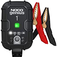 NOCO GENIUS1, 1-Amp Fully-Automatic Smart Charger, 6V and 12V Battery Charger, Battery Maintainer, Trickle Charger, and…