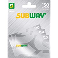 Subway Gift Cards, Multipack of 3