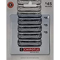 Chipotle Gift Card, Multipack of 3