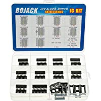 BOJACK 10 Values 30 Pcs Series Low Power Schottky Logic IC，Including:SN74LS00N SN74LS02N SN74LS04N SN74LS08N SN74LS32N…