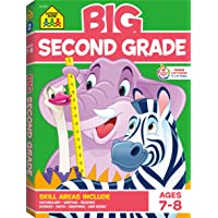 School Zone - Big Second Grade Workbook - 320 Pages, Ages 7 to 8, 2nd Grade, Word Problems, Reading Comprehension…