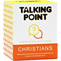 Christian Conversation Starter Cards for Game Night, Bible Studies & Evangelism Ministry, Christian Games with 200…