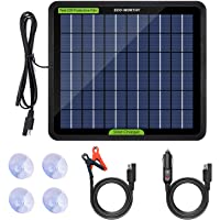 ECO-WORTHY 12 Volt 5 Watt Solar Trickle Charger for 12V Batteries Portable Power Solar Panel Battery Charger Maintainer…
