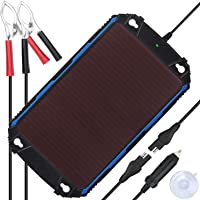 SUNER POWER Upgraded Waterproof 5W Solar Battery Charger & Maintainer Pro - Built-in Intelligent MPPT Charge Controller…